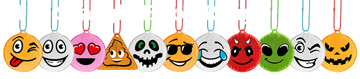 Emoji Character Reflectors For Promotions and Retail