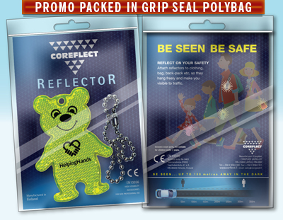 Scanglo Promo Packed Reflectors in PolyBag